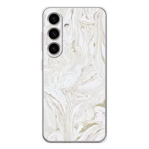 Мраморный чехол на Samsung Galaxy S25 FE (VPrint) (Белый мрамор)