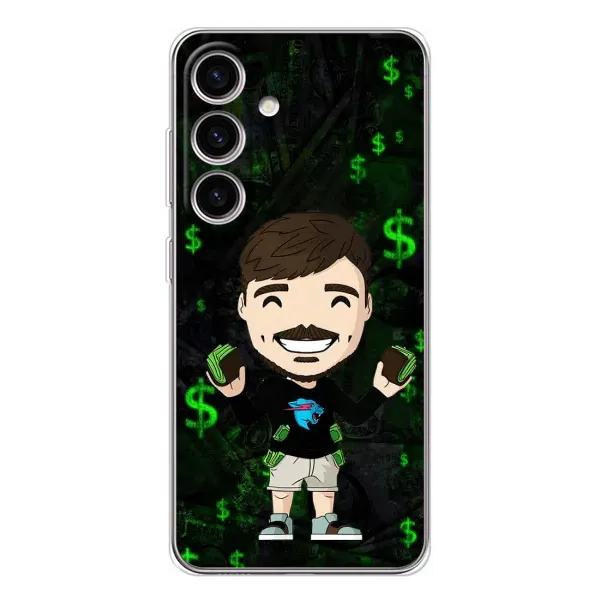 Чехол с принтом «Блогер Beast» для Samsung Galaxy S25 FE