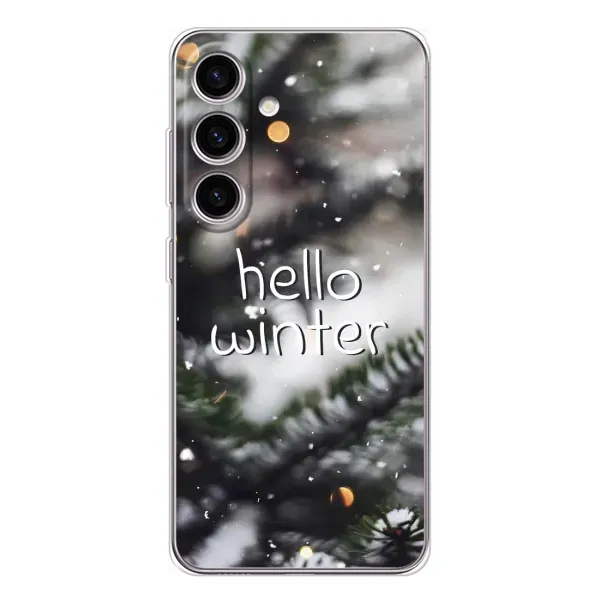 Чехол с принтом «Hello winter» для Samsung Galaxy S25 FE