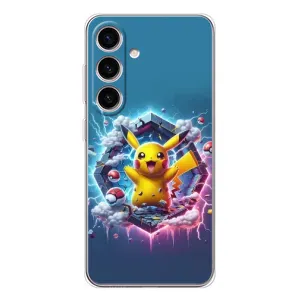 Чохол з Пікачу на Samsung Galaxy S25 FE (Лого Пікачу)