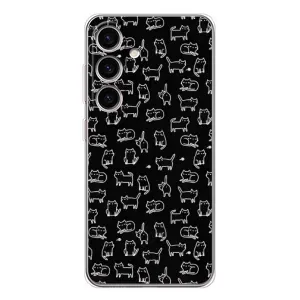 Чохол з принтом для Samsung Galaxy S25 FE (AlphaPrint) Модні коти (Маленькі котики)