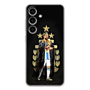 Чохли для Samsung Galaxy S25 FE (Leo чемпіон) (AlphaPrint) (Мессі Король)