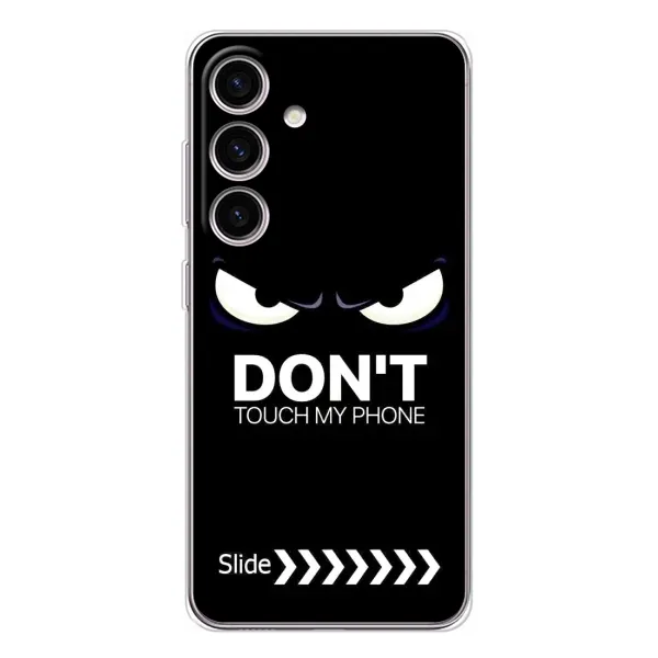 Чехол с принтом «Не трогай телефон» для Samsung Galaxy S25 FE