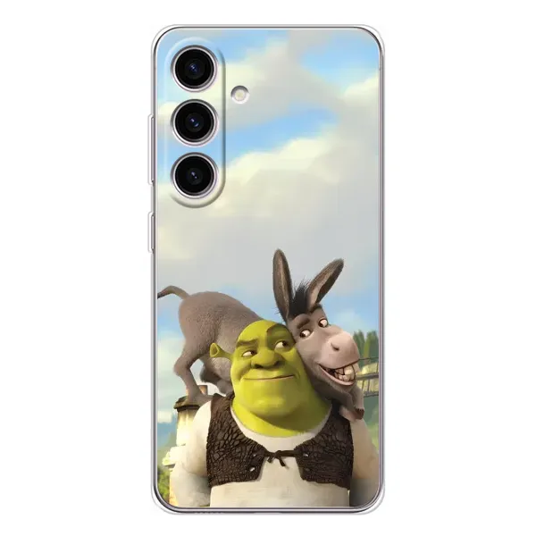 Чохол з принтом «Шрек та Осел» для Samsung Galaxy S25 FE Чохол з принтом «Шрек та Осел» для Samsung Galaxy S25 FE