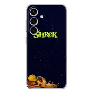 Чохол з мультфільмом Шрек на Samsung Galaxy S25 FE (Відпочиваючий Шрек)