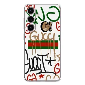 Бренднові Чохли для Samsung Galaxy S25 FE - (PREMIUMPrint) (Стиль GUUCI)