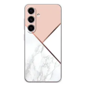 Мраморный чехол на Samsung Galaxy S25 FE (VPrint) (Тройной мрамор)