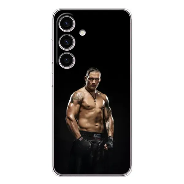 Чохол з принтом «Чемпіон Олександр Усик» для Samsung Galaxy S25 FE