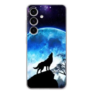 Захисні чохли для Сэмсунг Гэлакси С25 ФЕ (AlphaPrint) (ХІТ продаж) ВОВК (Вовк на місяць)