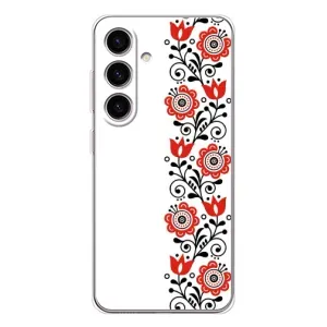 Чехол для Патриота Украины Samsung Galaxy S25 FE - (AlphaPrint) (Яркая вишиванка)