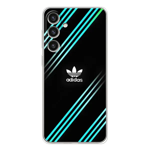 Чехол с принтом «Адидас с полосами» для Samsung Galaxy S25 Plus