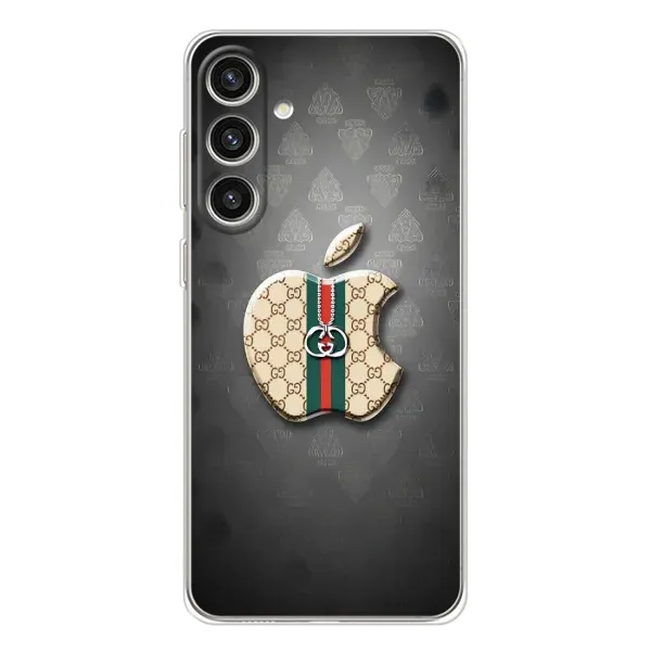 Чохол з принтом «Apple gucci» для Samsung Galaxy S25 Plus