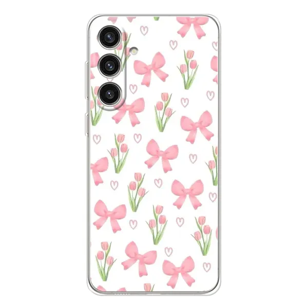 Чехол с принтом «Банты и цветы» для Samsung Galaxy S25 Plus