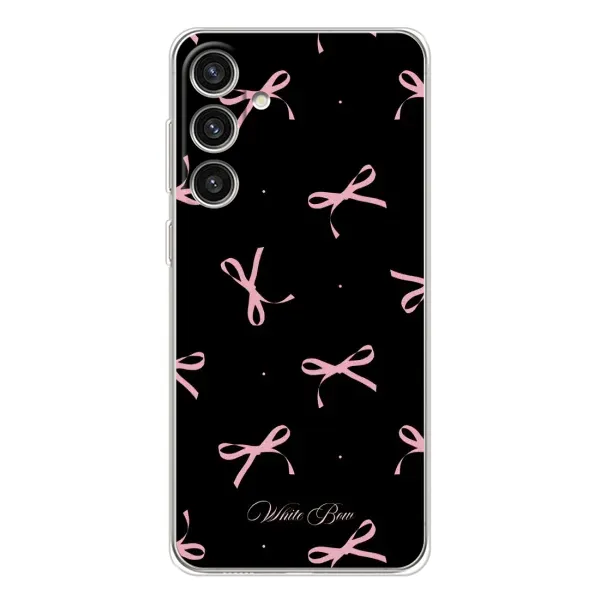Чехол с принтом «Банты на черном» для Samsung Galaxy S25 Plus