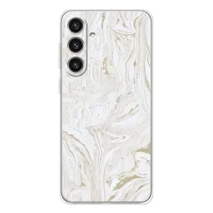 Мраморний чехол на Samsung Galaxy S25 Plus (VPrint) (Білий мрамор)
