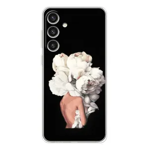 Чехлы (ART) Цветы на Samsung Galaxy S25 Plus (VPrint) (Білі квіти)