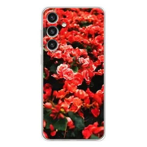 Чохли з квітами для Samsung Galaxy S25 Plus (VPrint) (Квіти червоні)