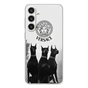 Чехлы VERSACE для Гелекси С25 Плюс (PREMIUMPrint) (Доберман Версаче)