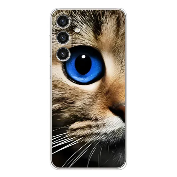 Чехол с принтом «Глаз кота» для Samsung Galaxy S25 Plus Чехол с принтом «Глаз кота» для Samsung Galaxy S25 Plus