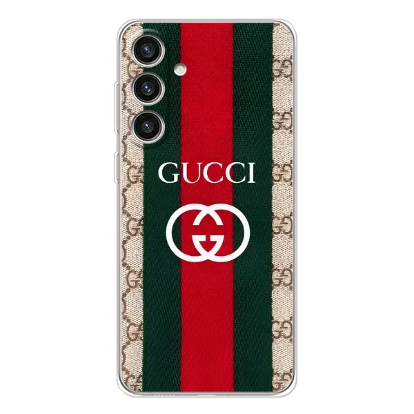 Чохол з принтом «Gucci дизайн» для Samsung Galaxy S25 Plus