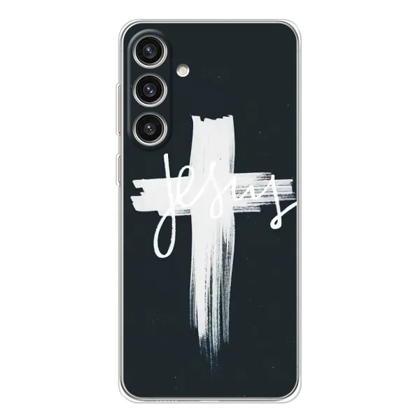 Чехол с принтом «Иисус» для Samsung Galaxy S25 Plus Чехол с принтом «Иисус» для Samsung Galaxy S25 Plus
