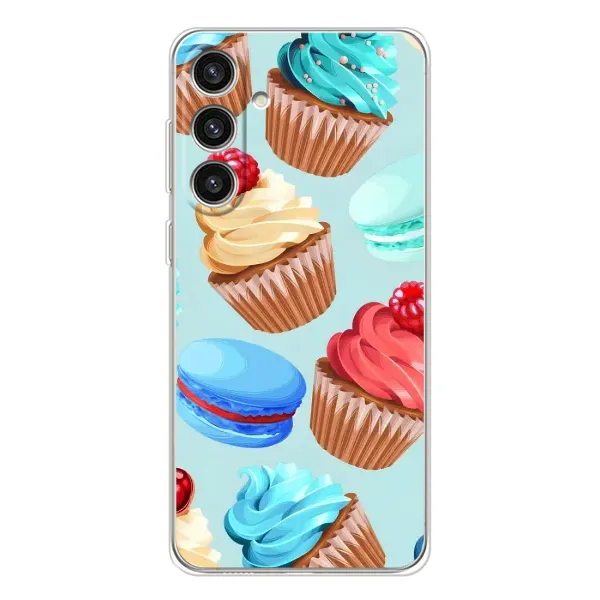 Чехол с принтом «Кексики» для Samsung Galaxy S25 Plus Чехол с принтом «Кексики» для Samsung Galaxy S25 Plus