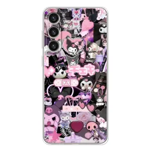 Чехол с кроликом Куроми на Samsung Galaxy S25 Plus (Коллаж Куроми)