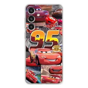 Силіконовий чохол Маквін для Samsung Galaxy S25 Plus (Колаж Блискавка Маквін)