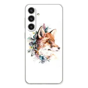 Чохли з картинкою Лисичка для Samsung Galaxy S25 Plus (VPrint) (Лиса в квітах)