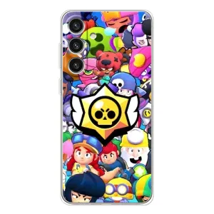 Чехол для Samsung Galaxy S25 Plus Бравл Старс (VPrint) (Лого Brawl Stars)