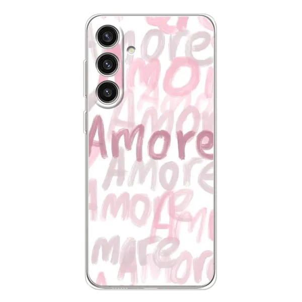 Чехол с принтом «Аморе любовь» для Samsung Galaxy S25 Plus Чехол с принтом «Аморе любовь» для Samsung Galaxy S25 Plus