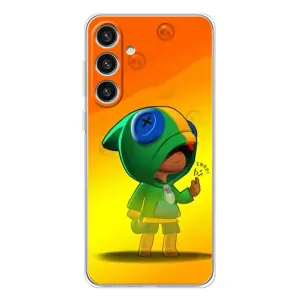 Чехол для Samsung Galaxy S25 Plus Бравл Старс (VPrint) (Хлопчик Леон)