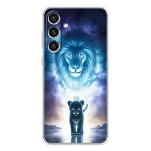 Чохол з картинкою ЛЕВ для Samsung Galaxy S25 Plus (VPrint) (Маленький лев)