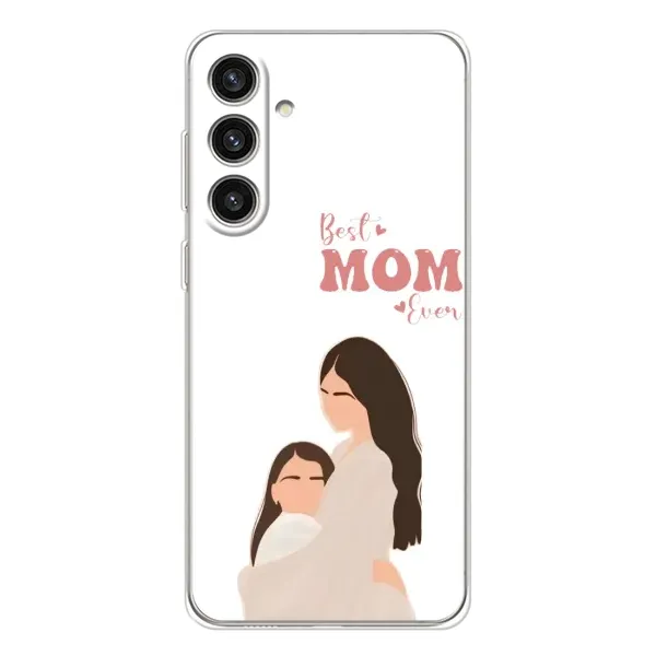 Чехол с принтом «Мама и дочка» для Samsung Galaxy S25 Plus Чехол с принтом «Мама и дочка» для Samsung Galaxy S25 Plus