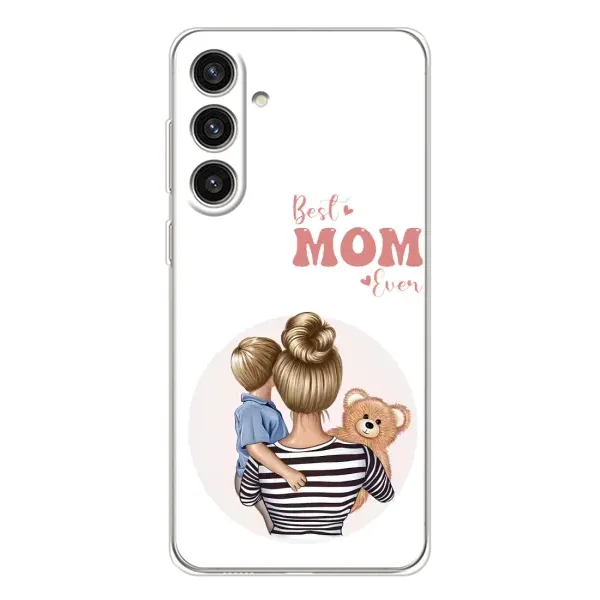Чехол с принтом «Мама и сын» для Samsung Galaxy S25 Plus Чехол с принтом «Мама и сын» для Samsung Galaxy S25 Plus