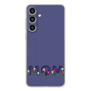 Чехлы для мамы на Samsung Galaxy S25 Plus (Мама в цветах)