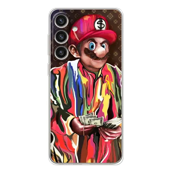 Чехол с принтом «Mario LV» для Samsung Galaxy S25 Plus