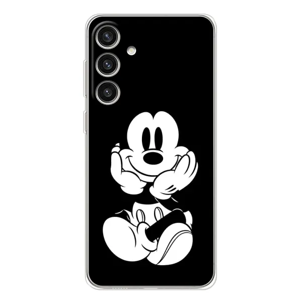 Чехол с принтом «Микки на черном» для Samsung Galaxy S25 Plus