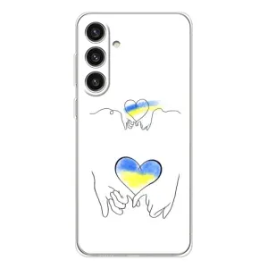Чехол для Патриота Украины Samsung Galaxy S25 Plus - (AlphaPrint) (Мир Украине)