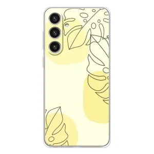 Силконовий чохол з принтом в квітах на Samsung Galaxy S25 Plus