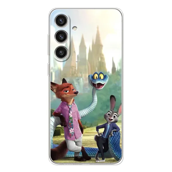 Чехол с принтом «Герои мультфильма Зверополис» для Samsung Galaxy S25 Plus