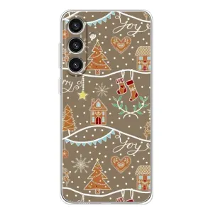 Новогодние, Праздничные Чехлы для Samsung Galaxy S25 Plus - 2024 год (Новогодние пряники)