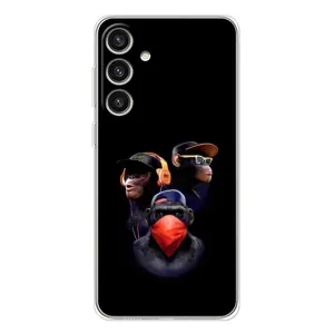 Чехол с Обезьянами Samsung Galaxy S25 Plus - (AlphaPrint) (Три обезьяны)