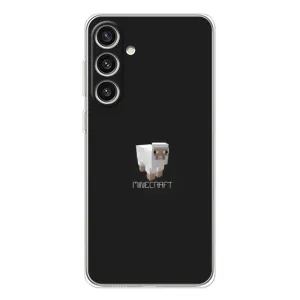 Чохол Майнкрафт на Samsung Galaxy S25 Plus (AlphaPrint) Minecraft (Овечка Майнкрафт)
