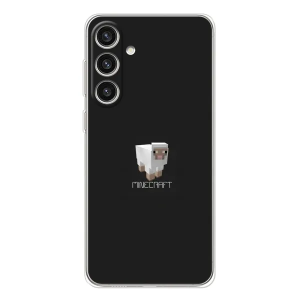 Чехол с принтом «Овечка Майнкрафт» для Samsung Galaxy S25 Plus