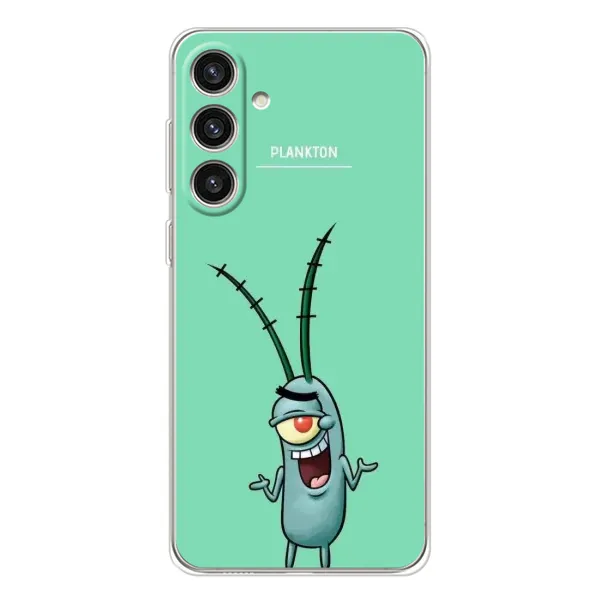 Чохол з принтом «Персонаж Планктон» для Samsung Galaxy S25 Plus