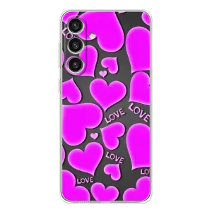 Чехлы для любимой на Гелексі С25 Плюс (VPrint) (Pink hearts)