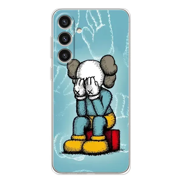 Чехол с принтом «Плач Bearbrick» для Samsung Galaxy S25 Plus