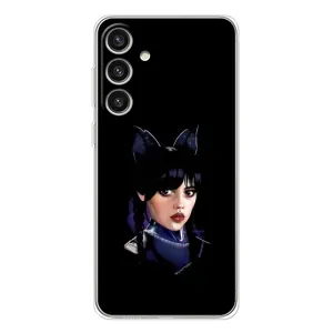 Чохли Венсдей на Samsung Galaxy S25 Plus Уенсдей (AlphaPrint) (серйозна Венздей)