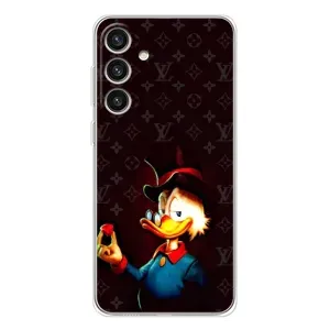 Чехли для Samsung Galaxy S25 Plus - Скрудж МакДак Louis Vuitton (PREMIUMPrint) (Скрудж з ботліантом)